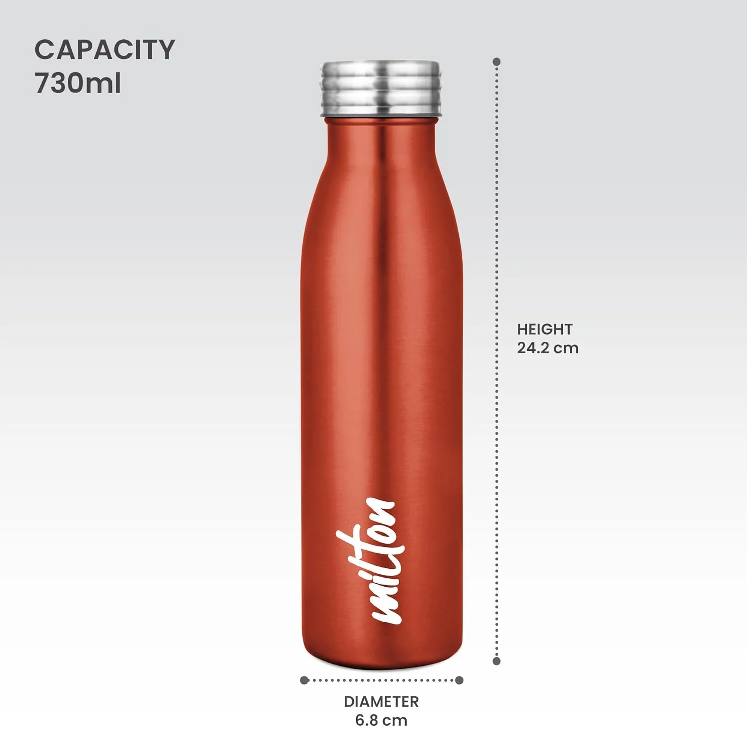 Breeze Stainless Steel Bottle (Milton) - CL Sale - Image 3
