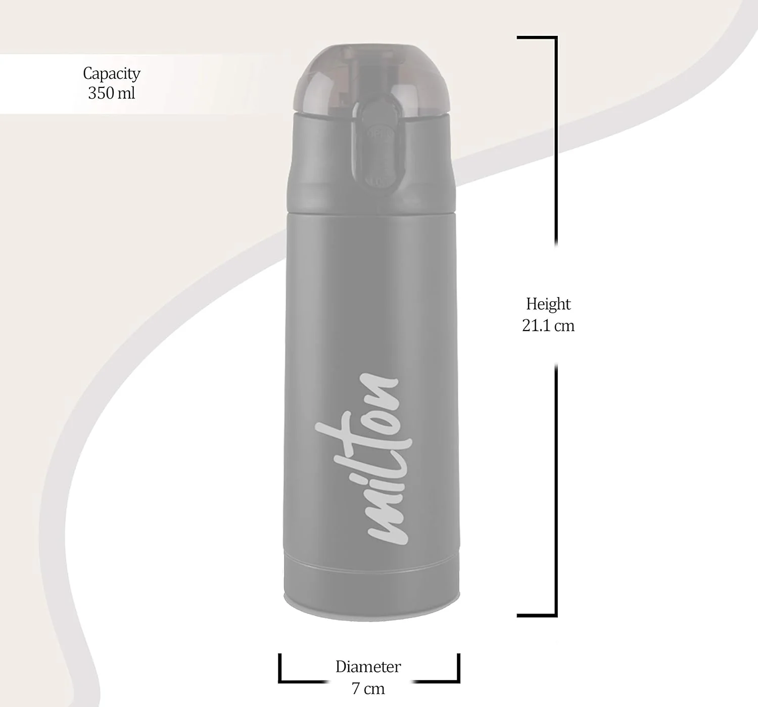Crown Thermosteel Bottle (Milton) - CL Sale - Image 4