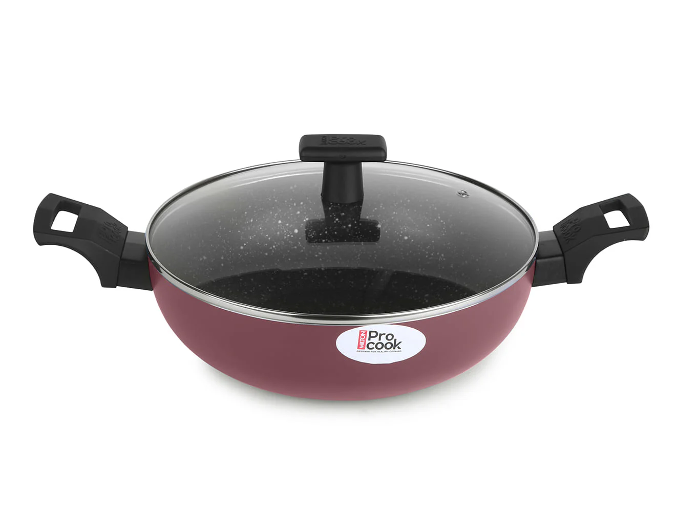 Granito-Induction Kadhai Glass Lid (Milton Procook) - CL Sale - Image 5