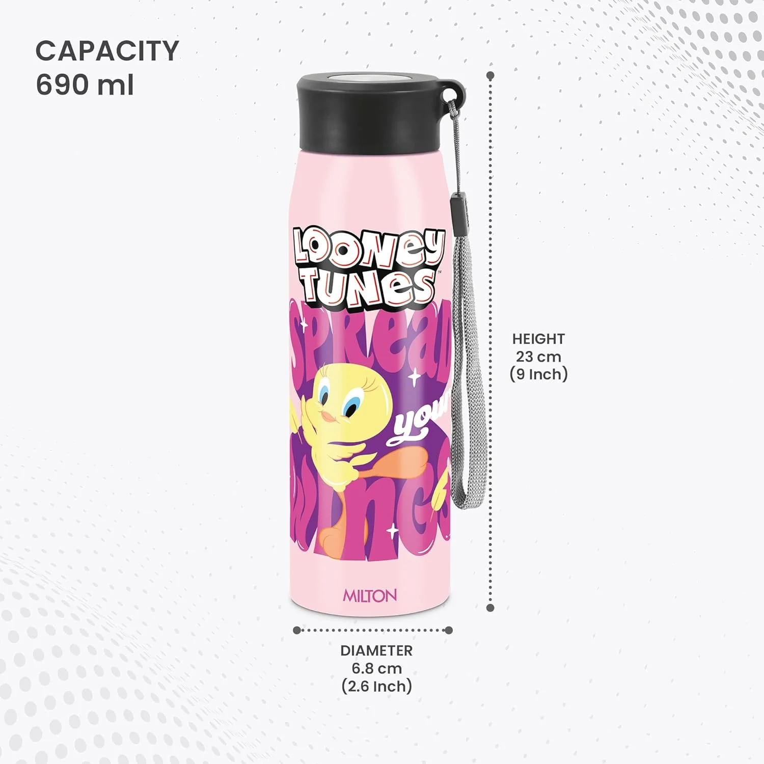 Handy 3D Design Looney Tunes Stainless Steel Bottle (Milton) - CL Sale - Image 3