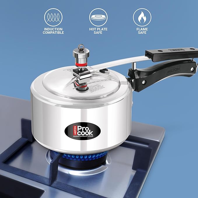 Pressure Cooker Inner Lid Aluminium Induction (Milton Procook) - CL Sale - Image 7