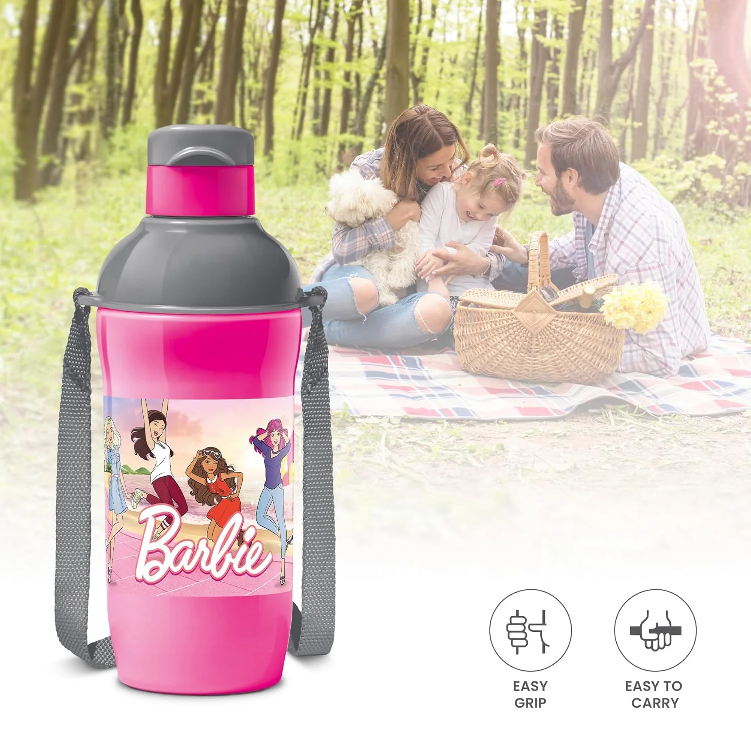 Steel Barbie Kids Sipper Bottle (Milton) - CL Sale - Image 6